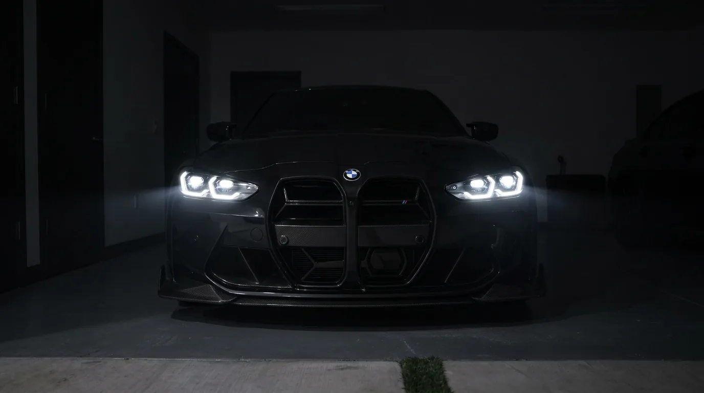 Modifikált BMW M4 G82 karbon aero csomaggal